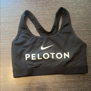 Nike Peloton Black Sports Bra Moisture-Wicking Racerback small